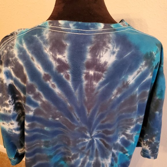 Tie Dye Boho Bohemia unisex short sleeve T-shirt size 2XL 100% cotton. - Picture 8 of 10